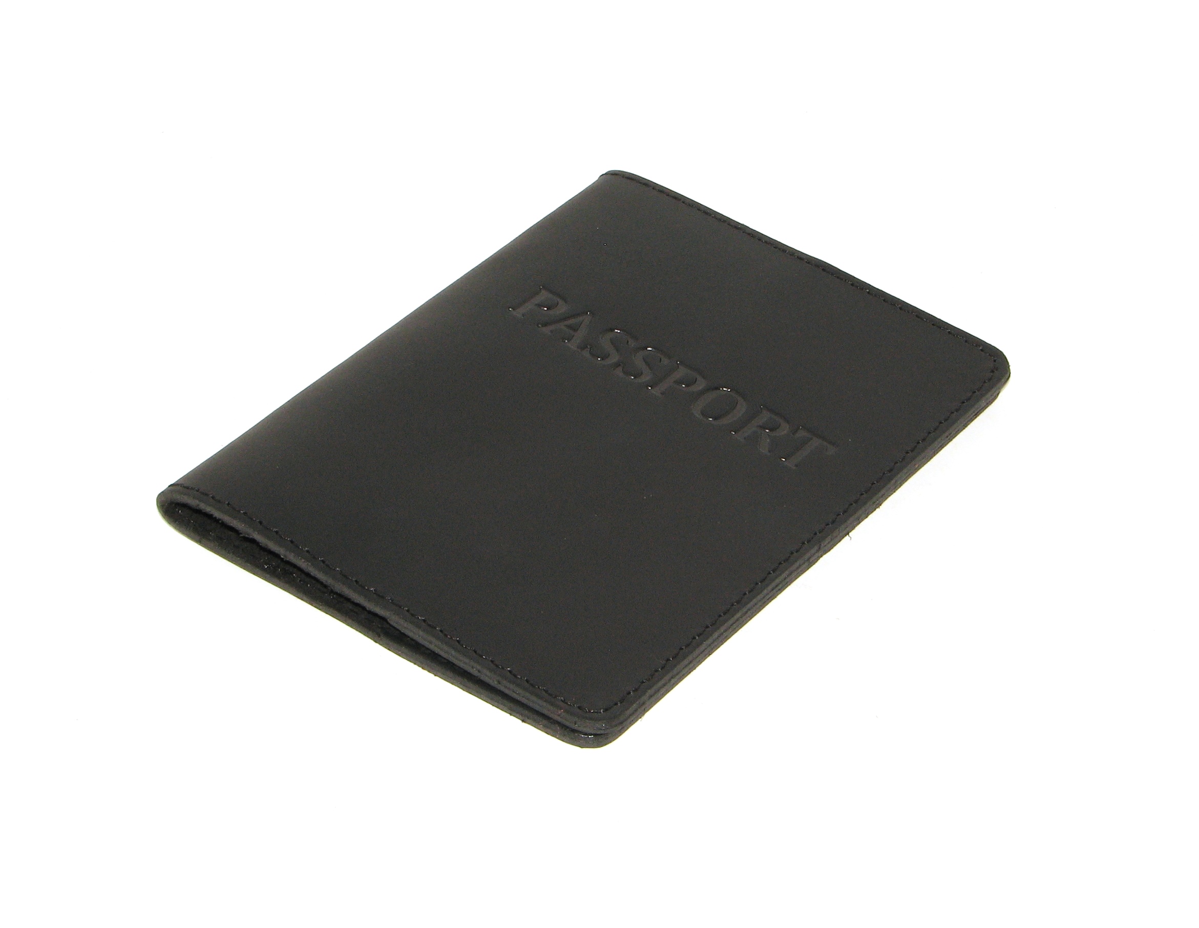 Шкіряна Обкладинка на Паспорт DNK Leather Passport-H чорна Шкіряна Обкладинка на Паспорт DNK Leather Passport-H чорна